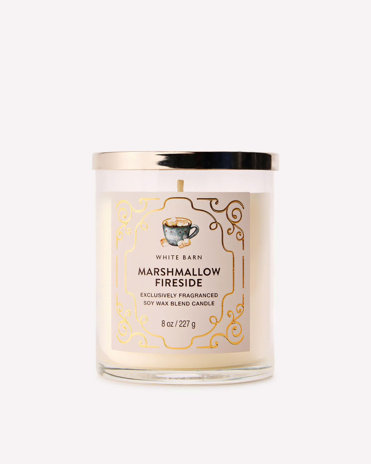 Marshmallow Fireside Single Wick Candle B&Bws